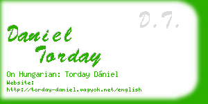 daniel torday business card